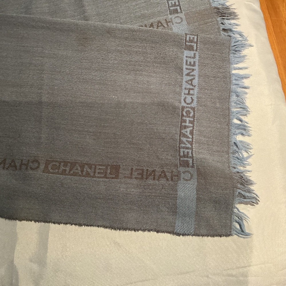 Vintage Chanel Shawl, 78” by 24”